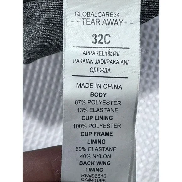 Under Armour, gray sports bra 32C small  A794 - Picture 5 of 5